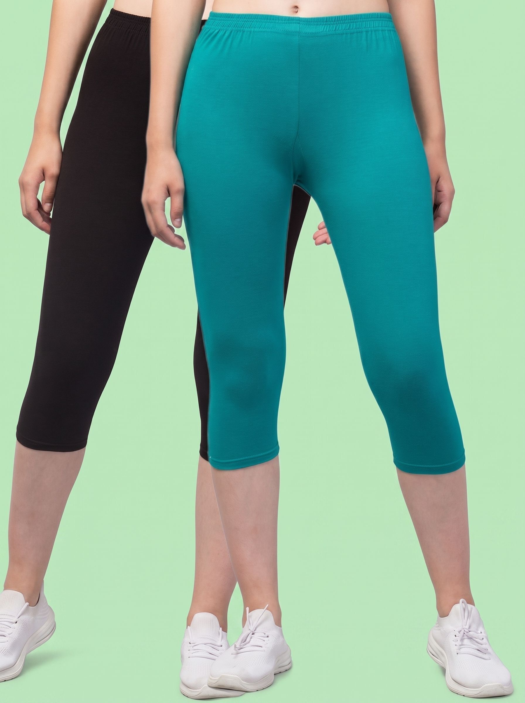 vishwakarma trends Solid Women Black, Light Blue Tights-picture-38