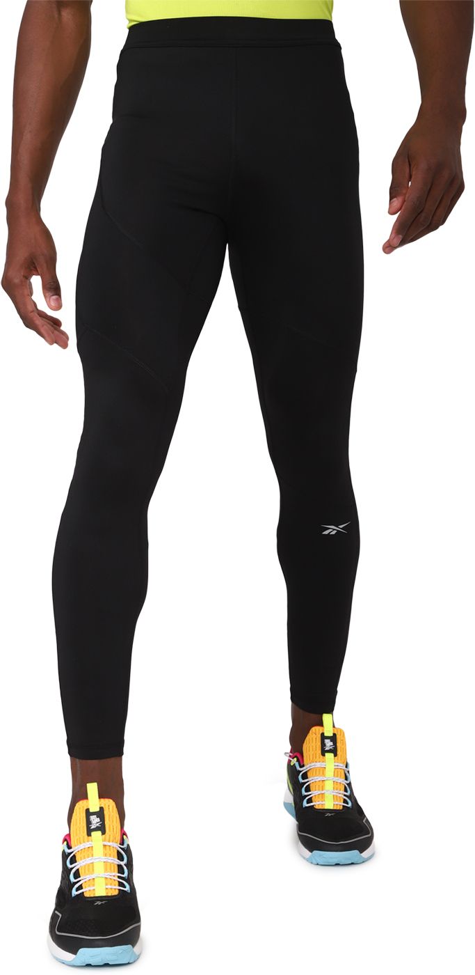 reebok Solid Men Black Tights-picture-14