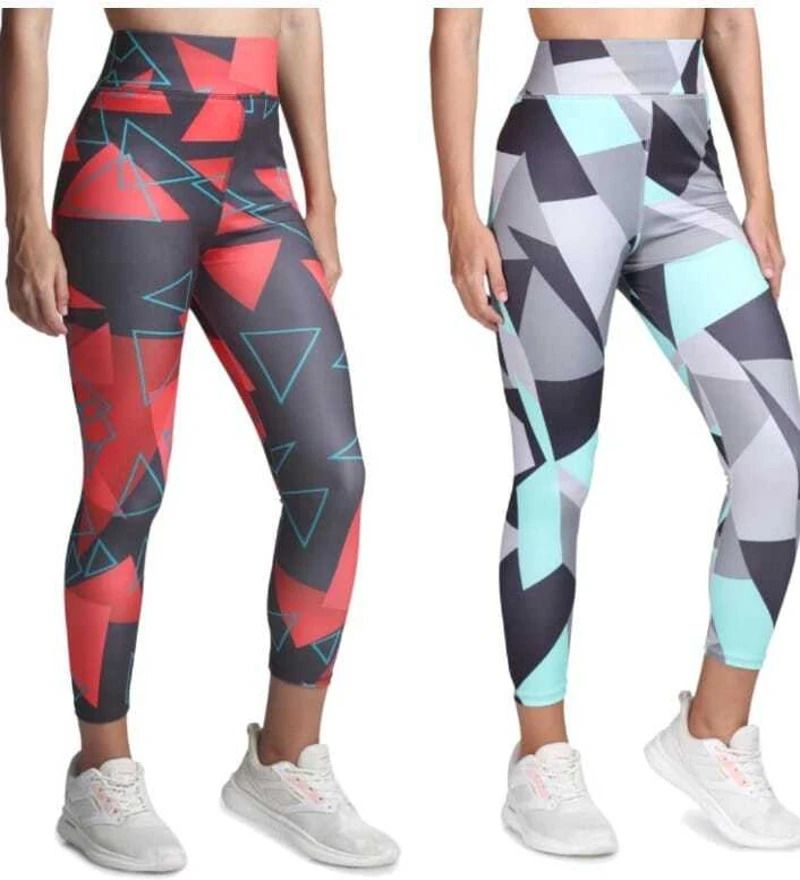 koolest fashion Graphic Print Women Blue, Red Tights-picture-13