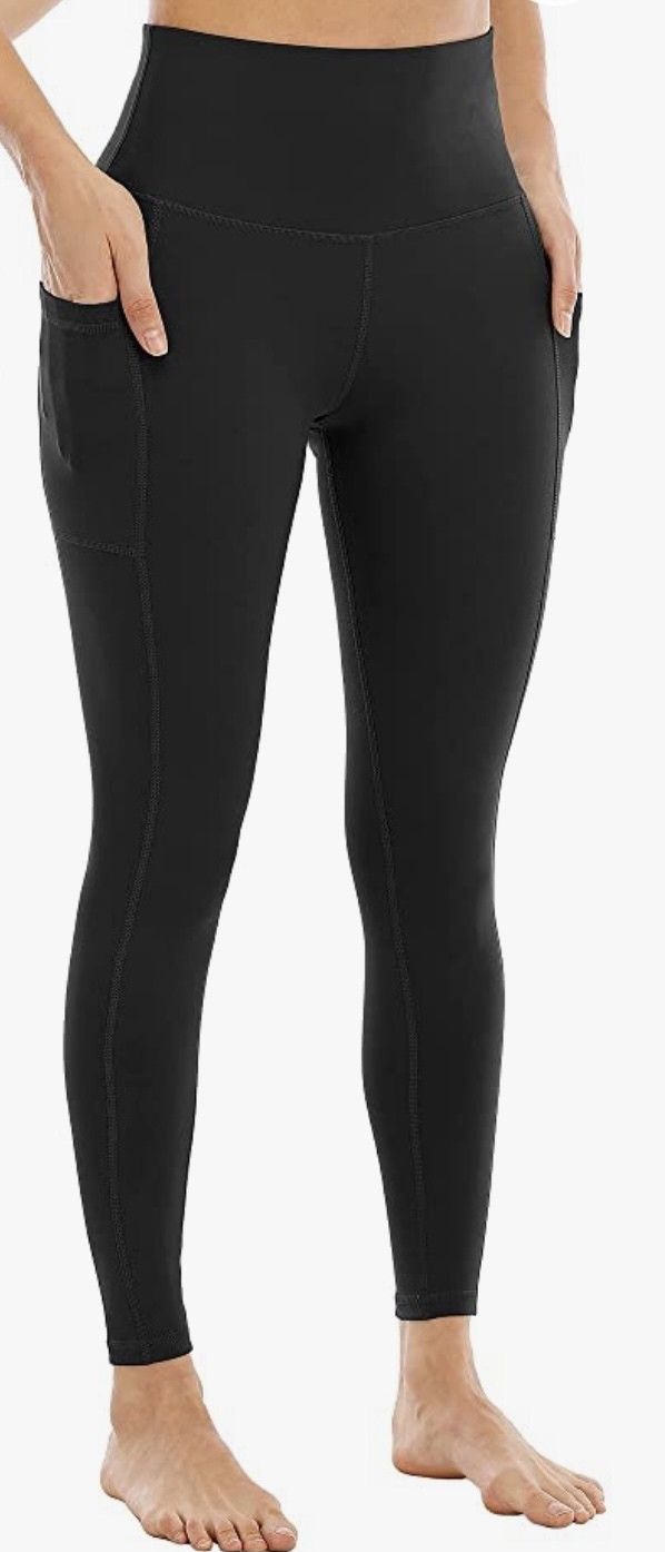Solid Women Black Tights