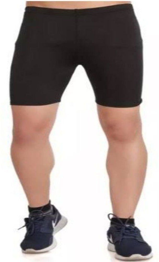 Solid Men Black Tights-image-20