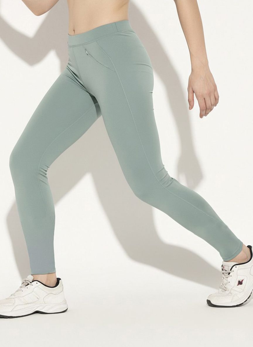 pptoss Solid Women Green Tights-picture-35