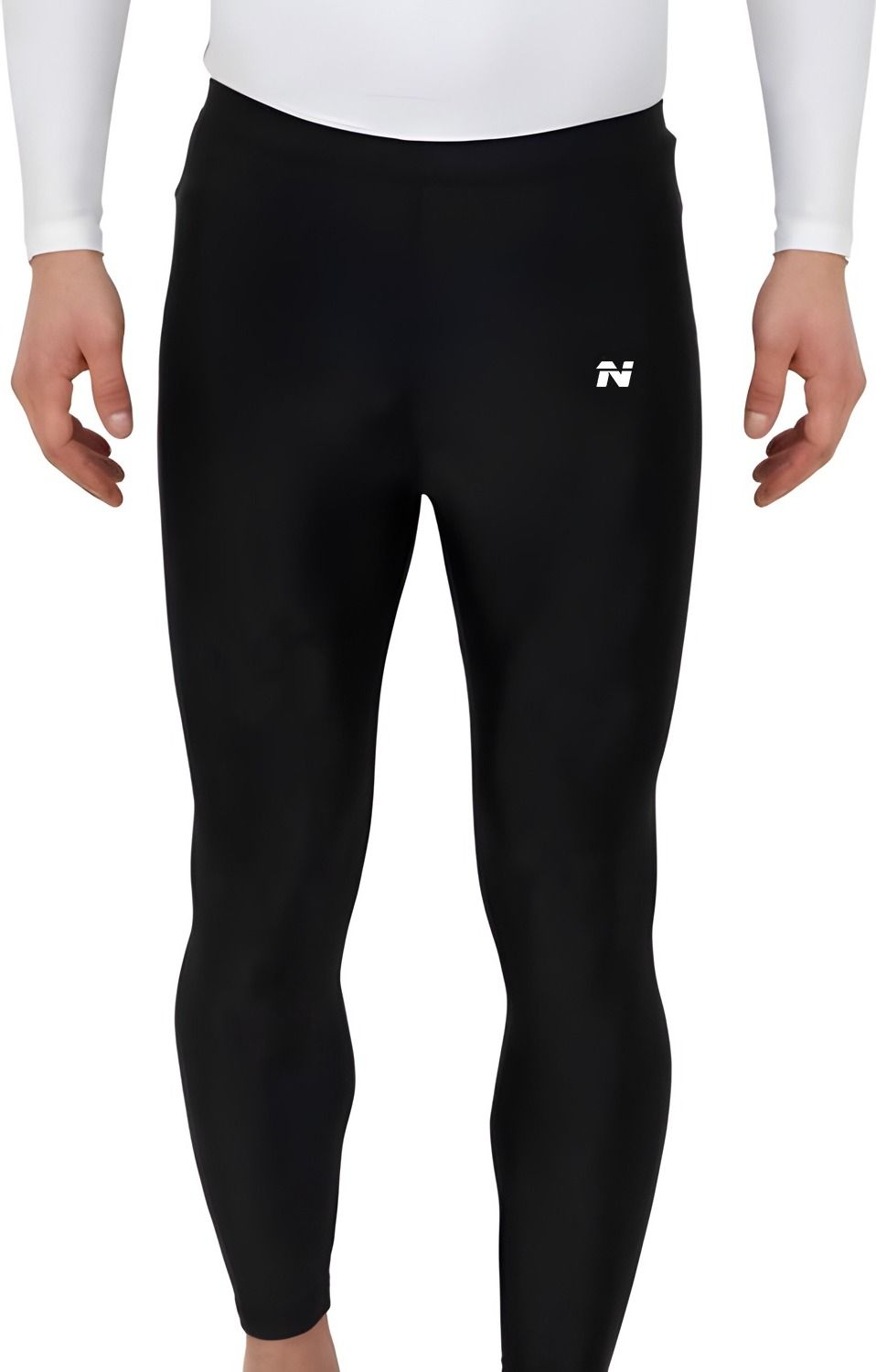 ninq Solid Men Black Tights-picture-17