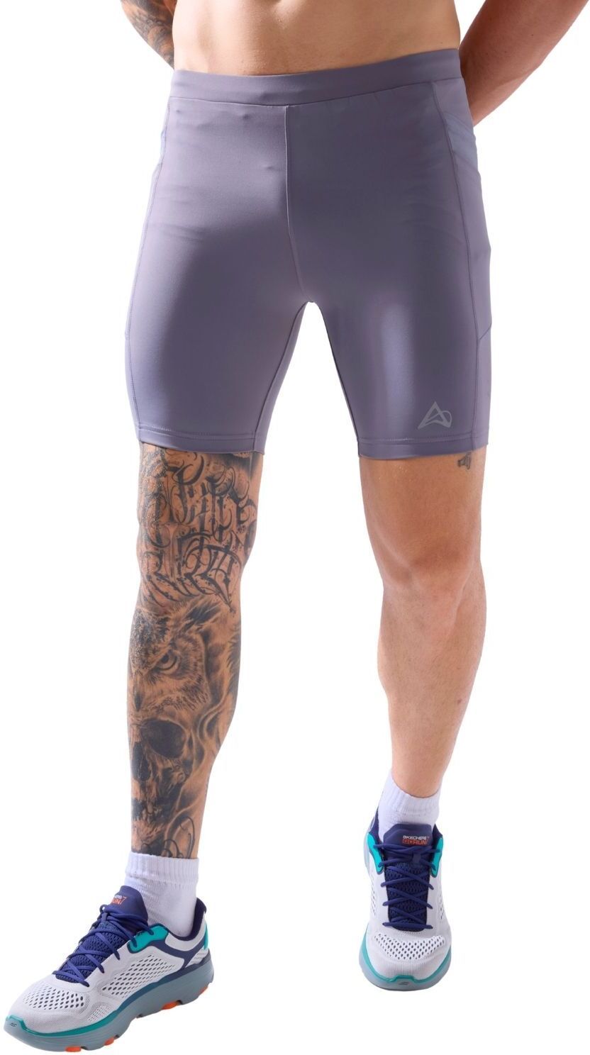 aguante Solid Men Grey Tights-picture-21