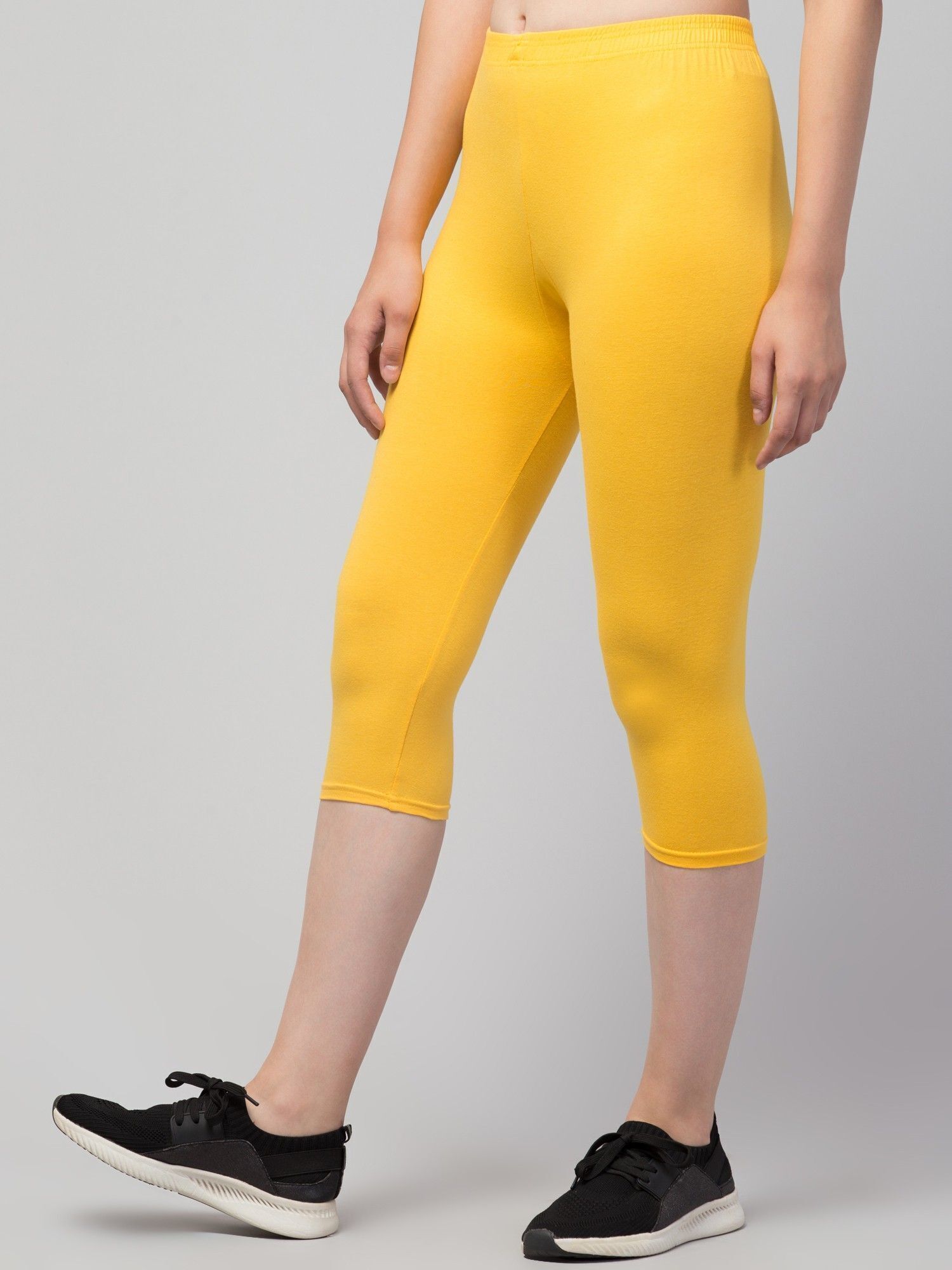 vishwakarma trends Solid Women Yellow Tights-picture-15