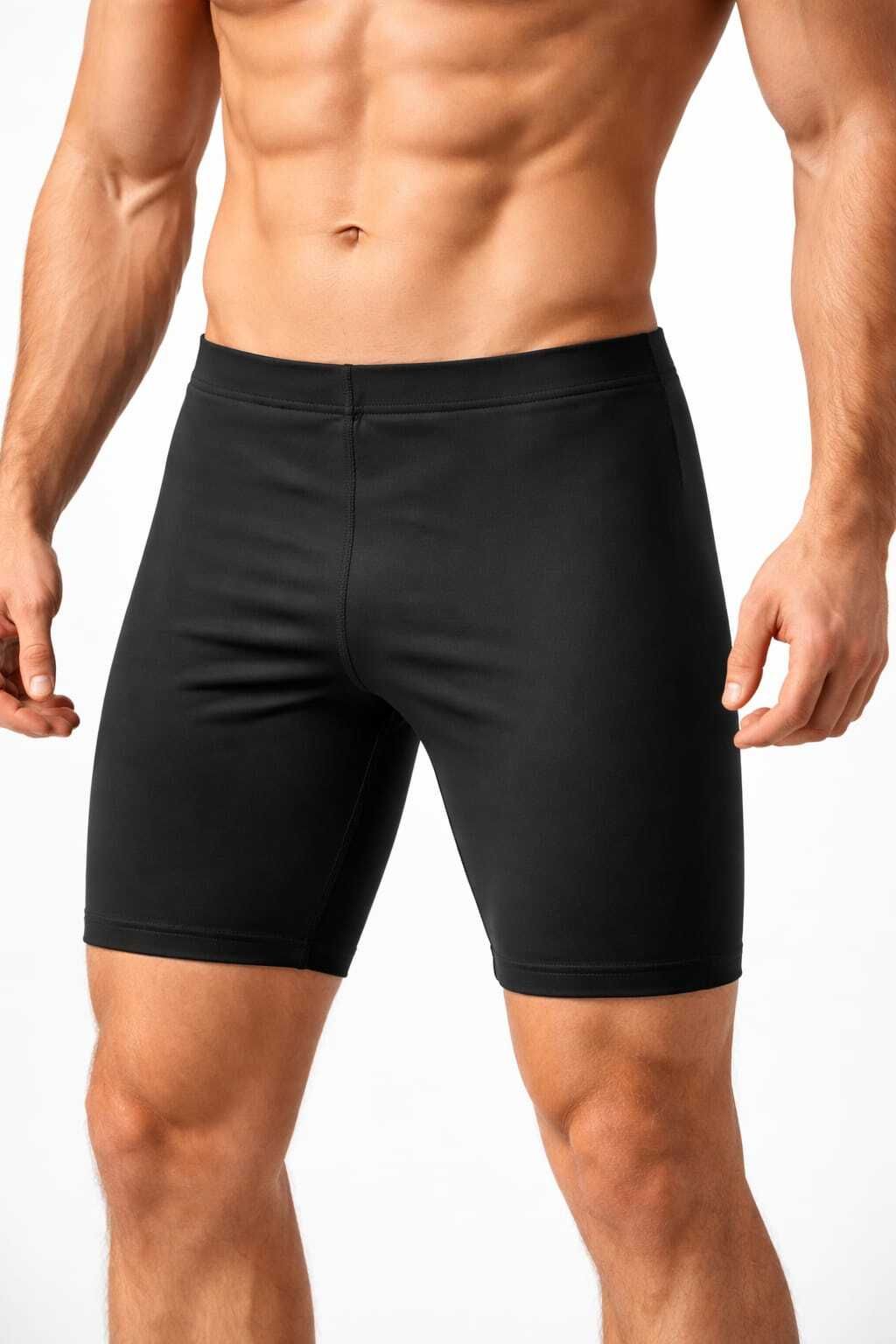 hashtag Solid Men Black Tights-picture-20