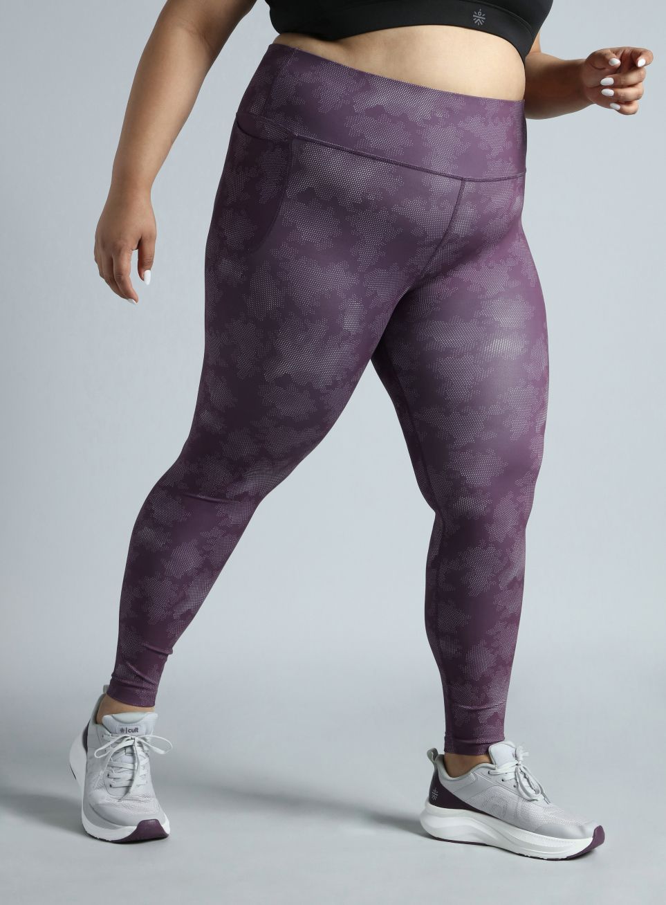 cult Printed Women Maroon Tights-picture-30
