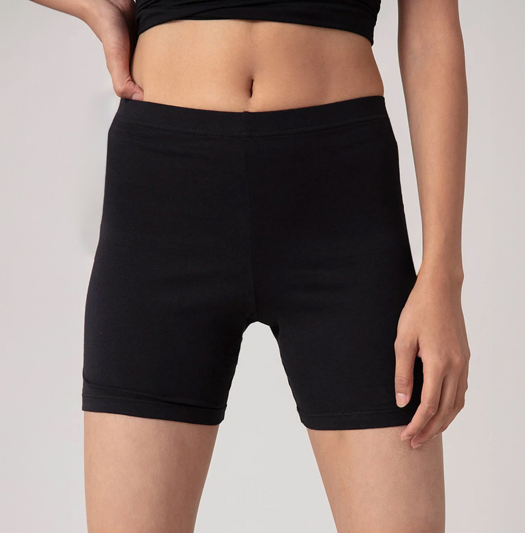 neeba Solid Women Black Tights-picture-17