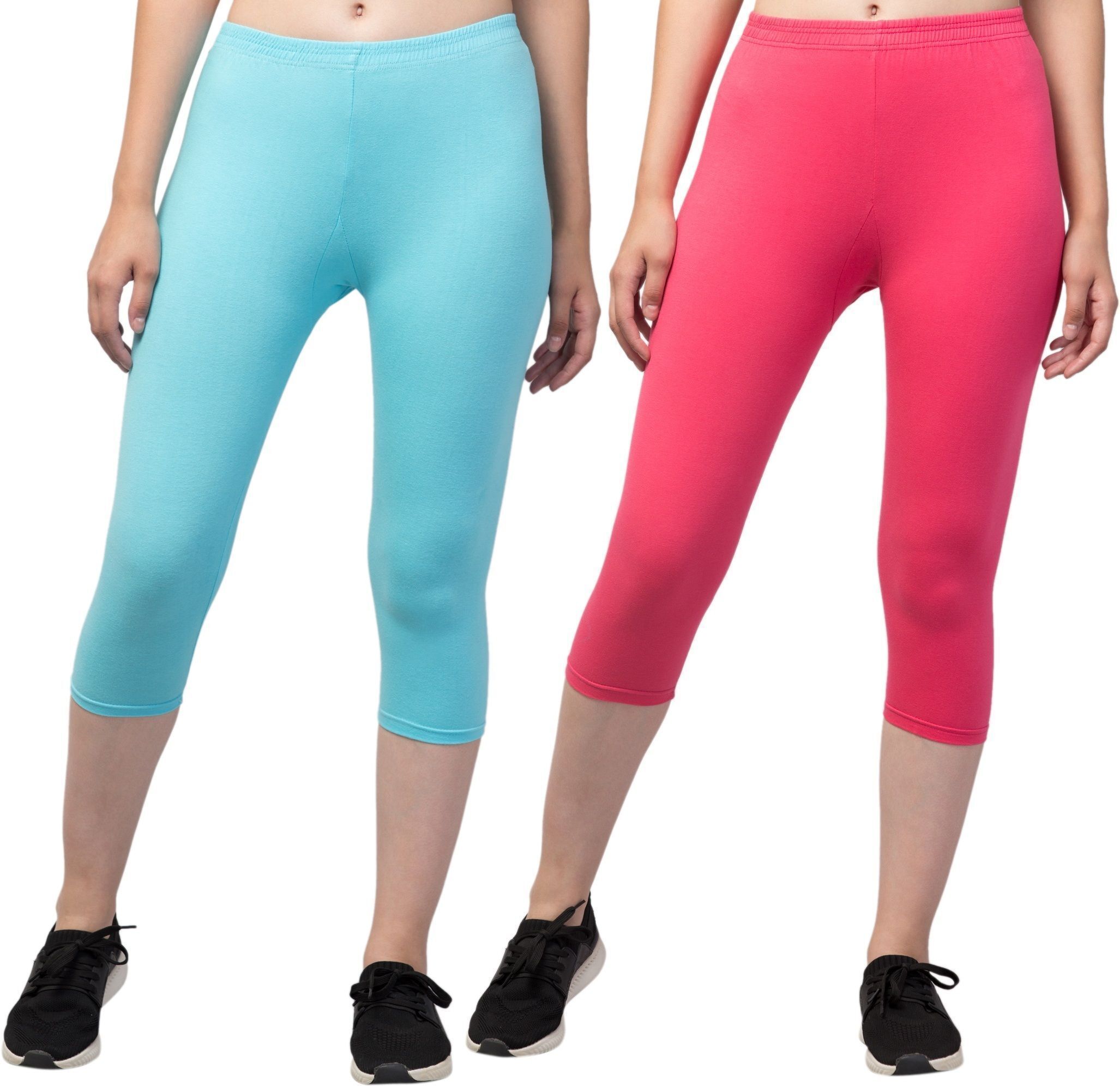 vishwakarma trends Solid Women Light Blue, Pink Tights-picture-40