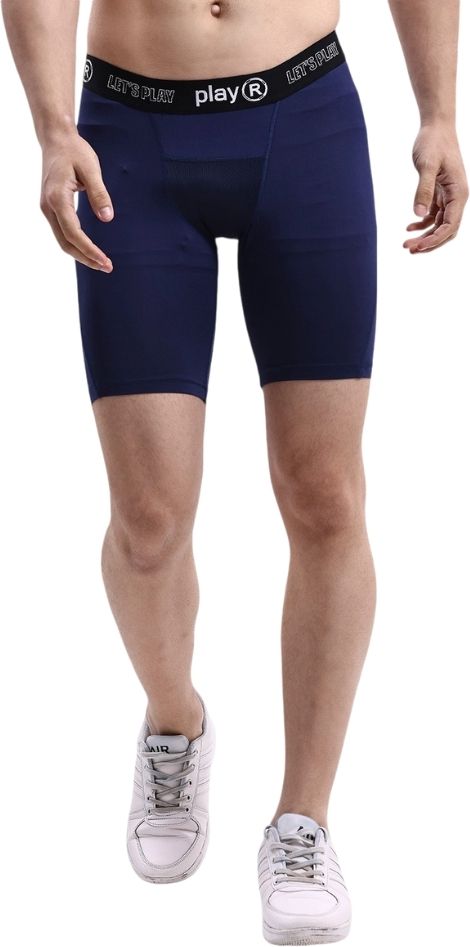 playr Solid Men Blue Tights-picture-12
