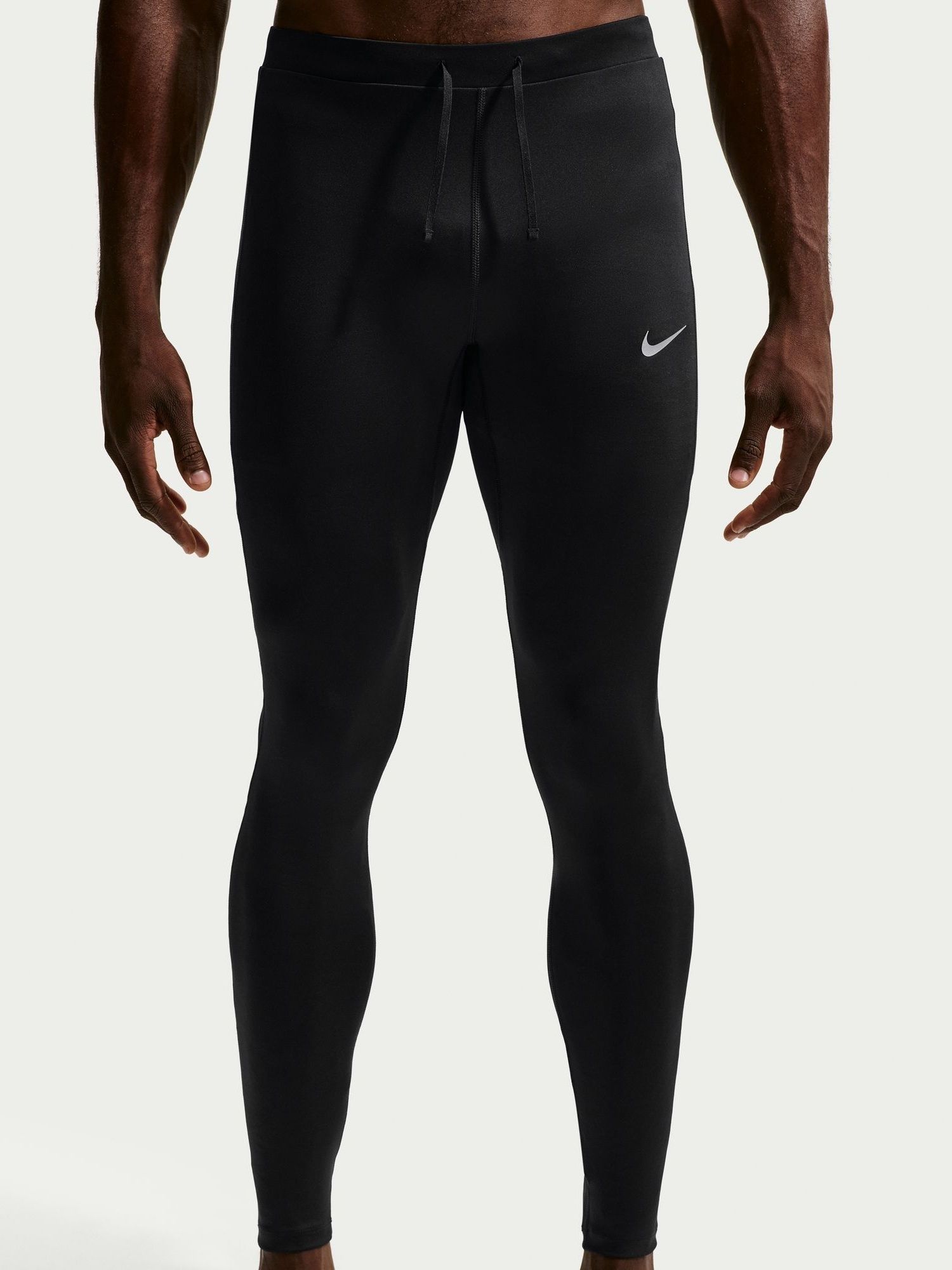 nike Solid Men Black Tights-picture-47