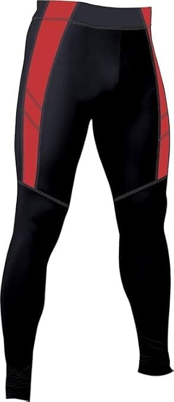 Color Block Men Black, Red Tights-image-46