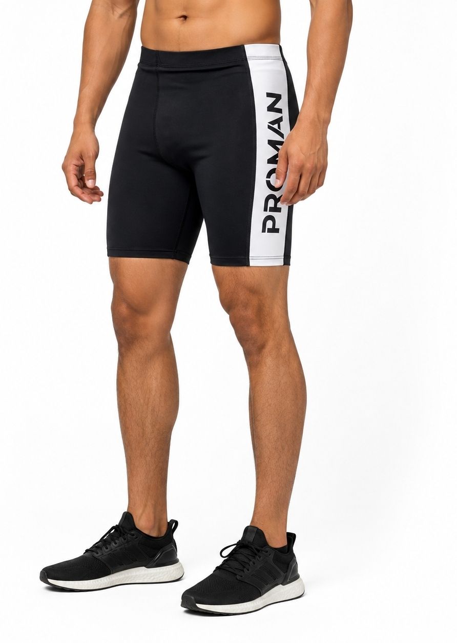 the royal tech Solid Men Black, White Tights-picture-39