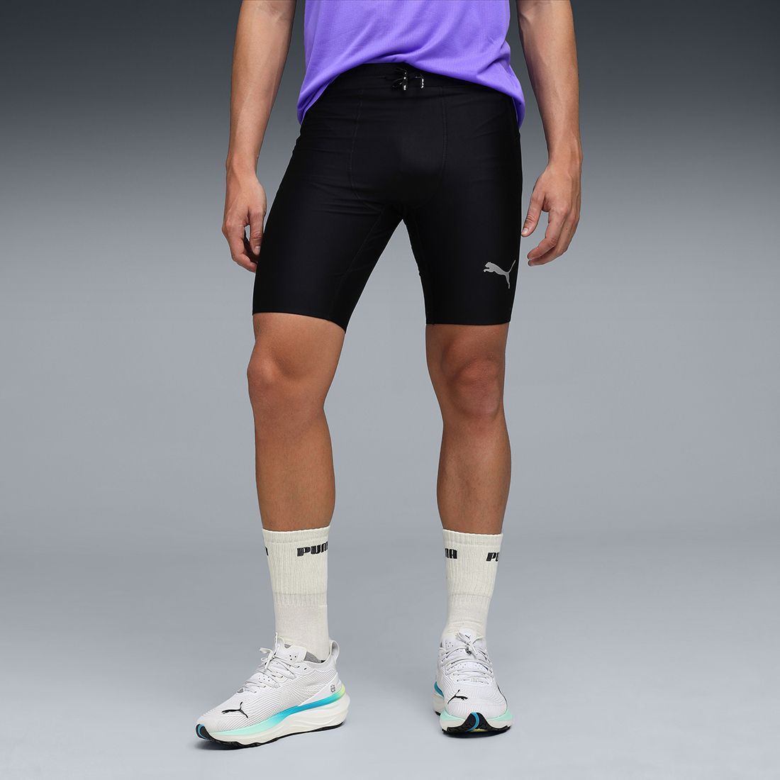 puma Solid Men Black Tights-picture-11