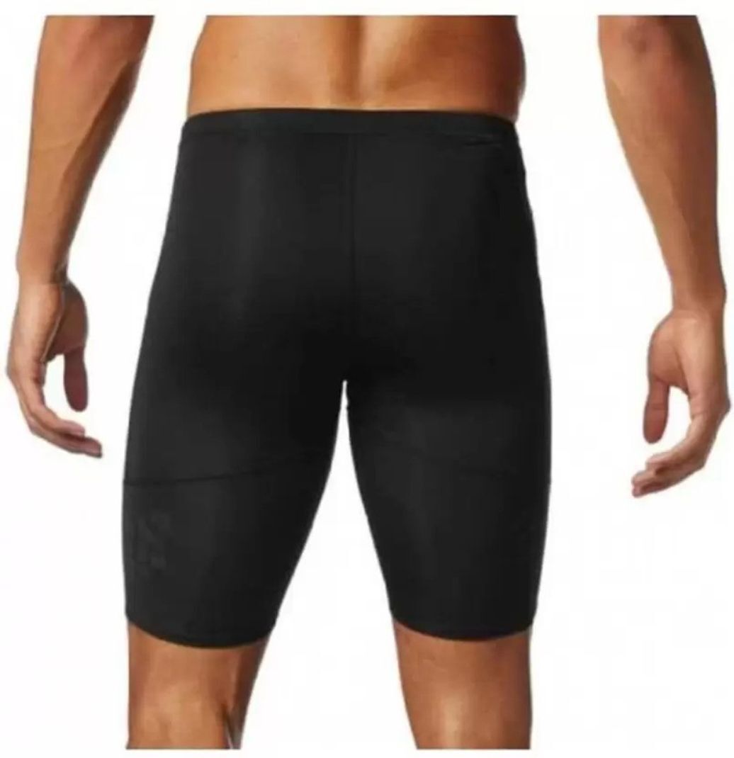 Solid Men Black Tights