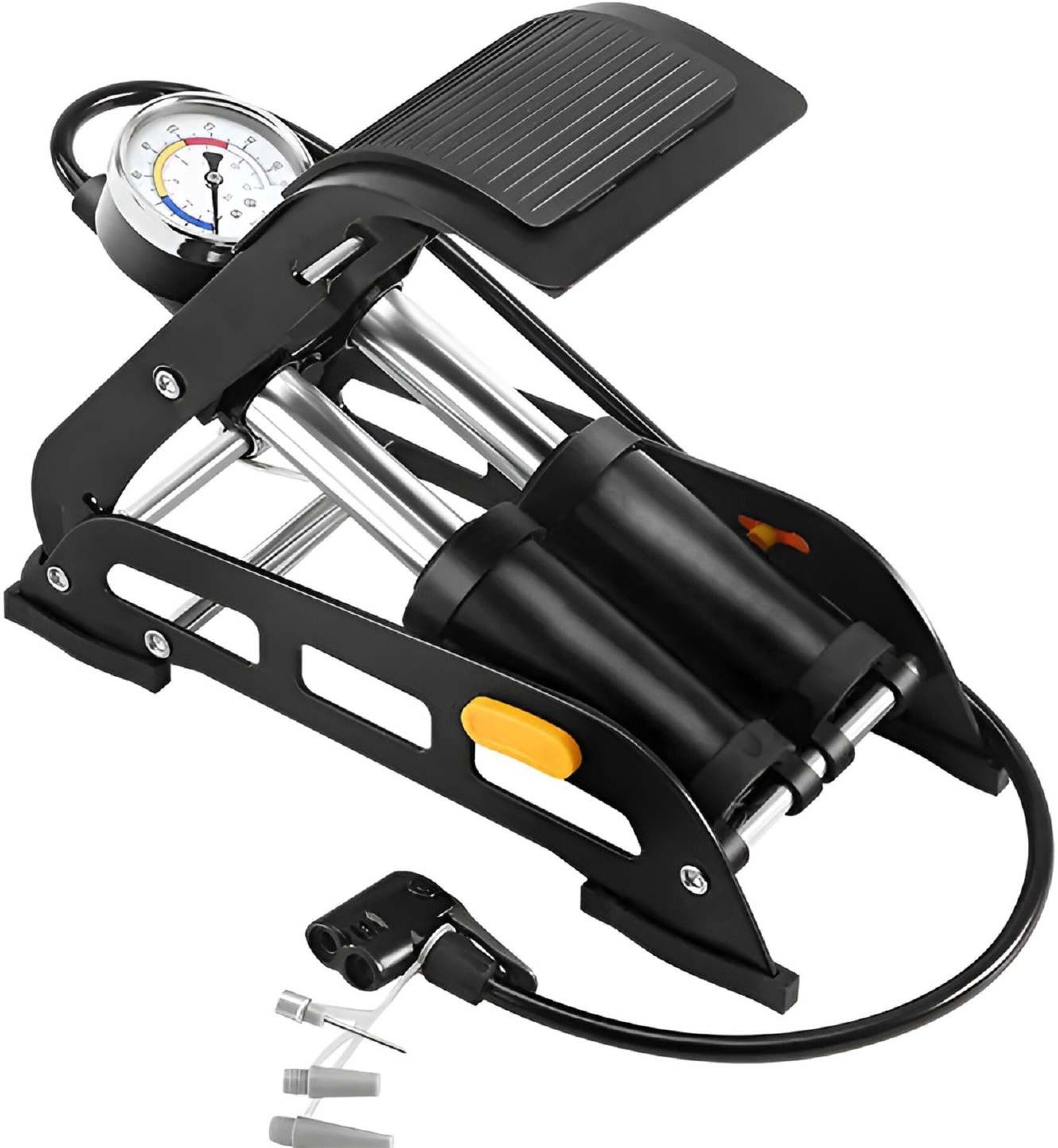 devam Pressure Foot Air Pump Car & Bike-493 160 psi Tyre Air Pump for Car & Bike-picture-4