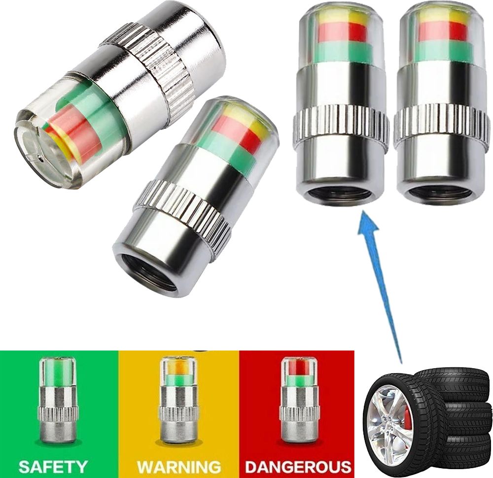 Analog Tire Pressure Gauge TPMS VALVE