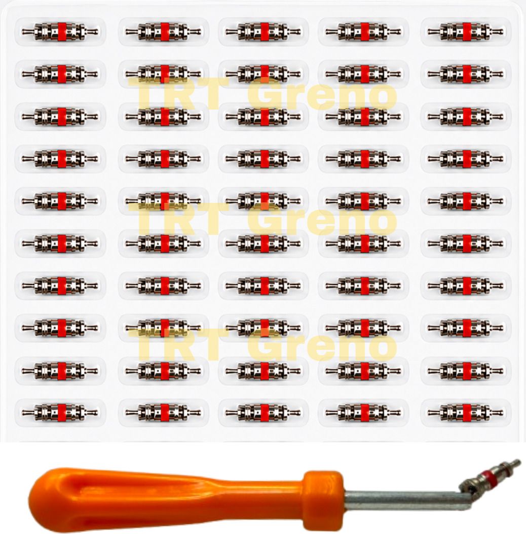 Original Auto valves for bikes, cycle, car etc with stem core opener tool Tire Valve Stem Core-image-35