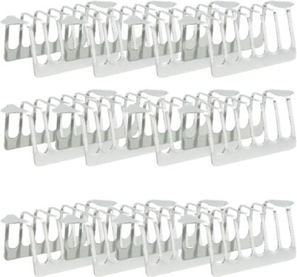 Stainless Steel 6 Slit Toast Rack Bread Loaf Slice Holder/Stand 12 Pcs 6 Slice Toast Rack