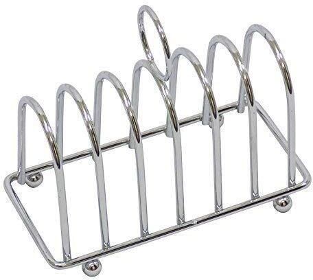31866 Stainless Steel Toast Bread 6 Space Carrying Rack 10 Slice Toast Rack