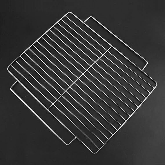 313499 Roasting and Cooling Rack, Stainless Steel Non-Stick Barbecue 10 Slice Toast Rack