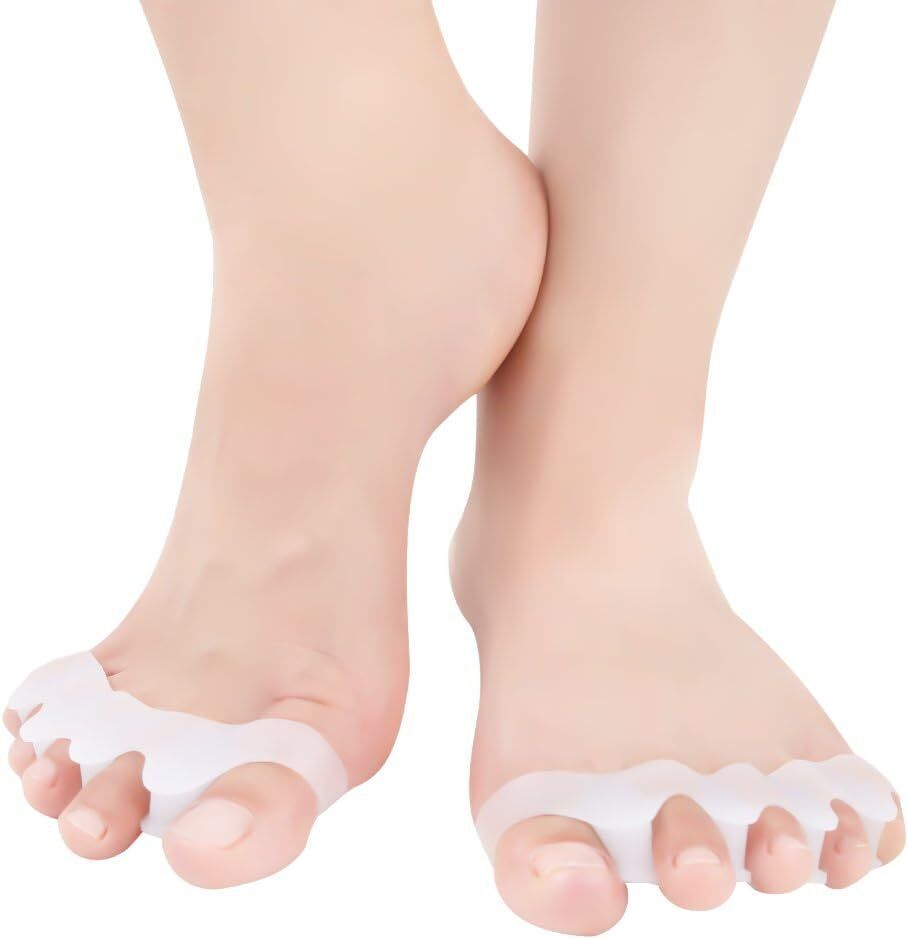 debins Silicone Toe Spacers For Hammer Toes/Bunions Pair Of Big Toe Separator Corrector-picture-25