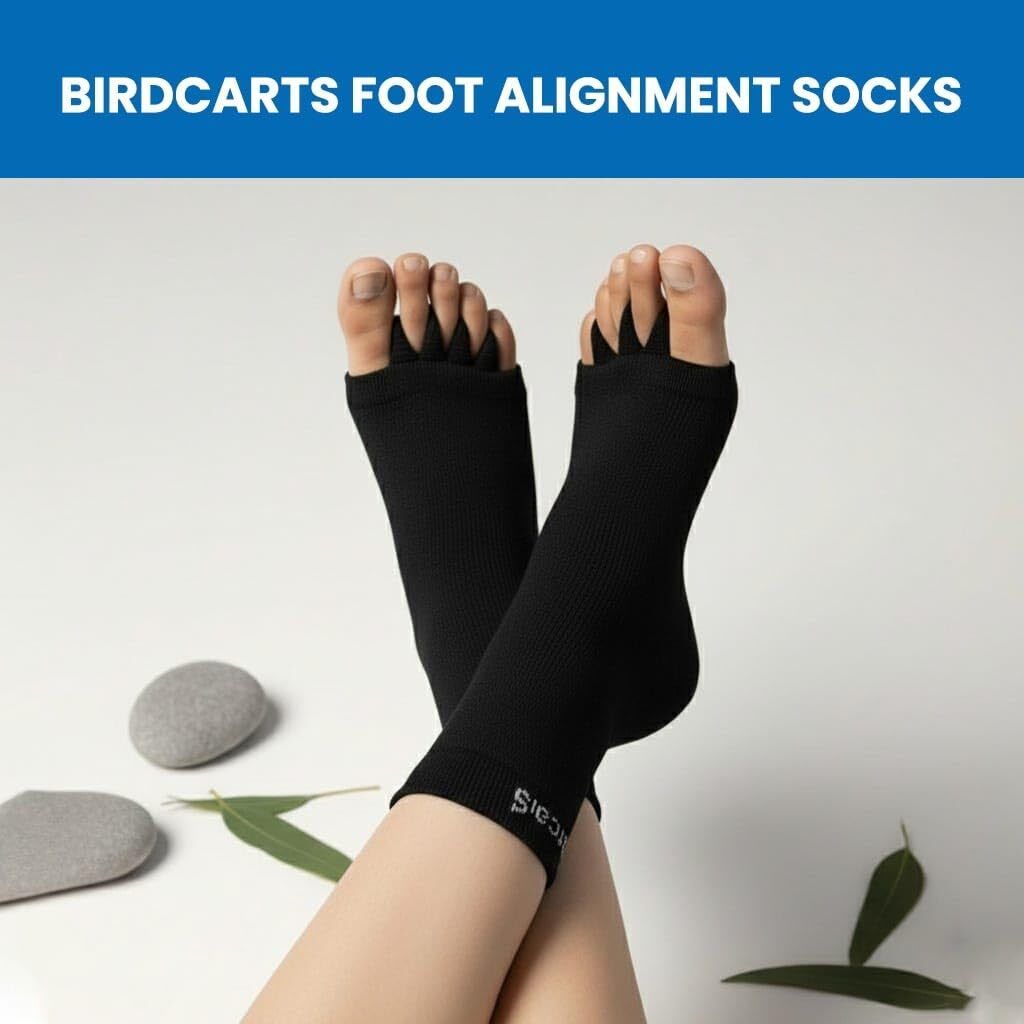 birdcarts 5 Finger Toe Separator Foot Alignment Socks-picture-23