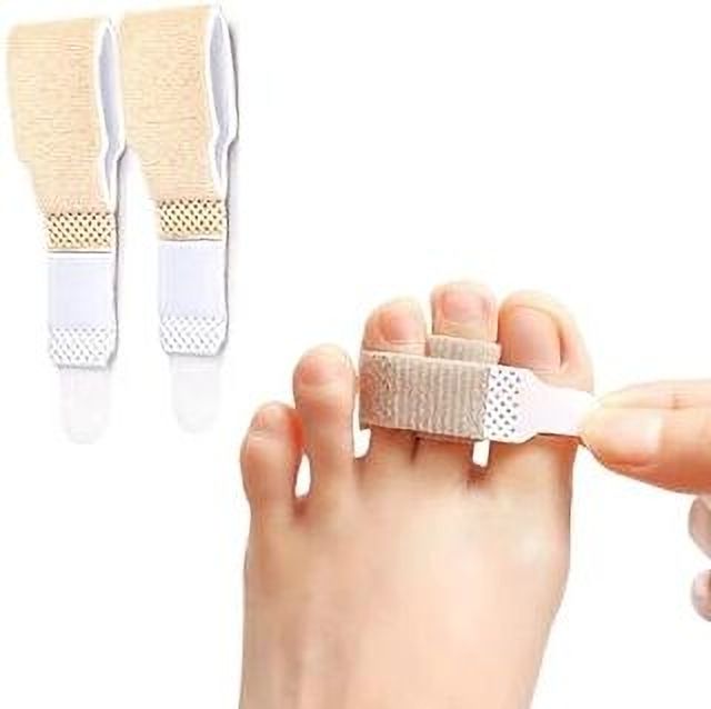jeerzone 2Pcs Hammer Toe Straightener,Broken Toe Wraps,Toe Cushion Bandages For woman/man-picture-14