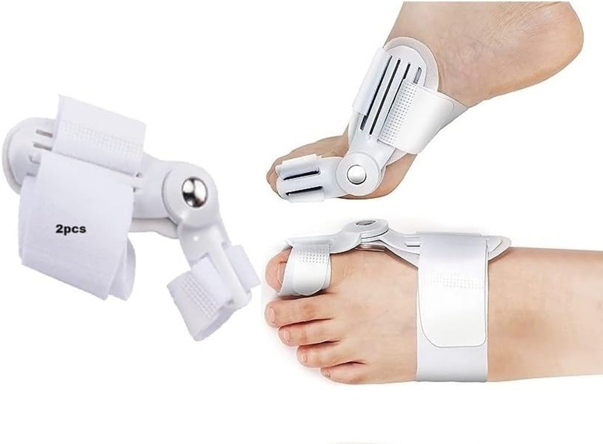 2pcs Plasti toe Corrector Thumb Support for Pain Relief Corrector for Men Women-image-45