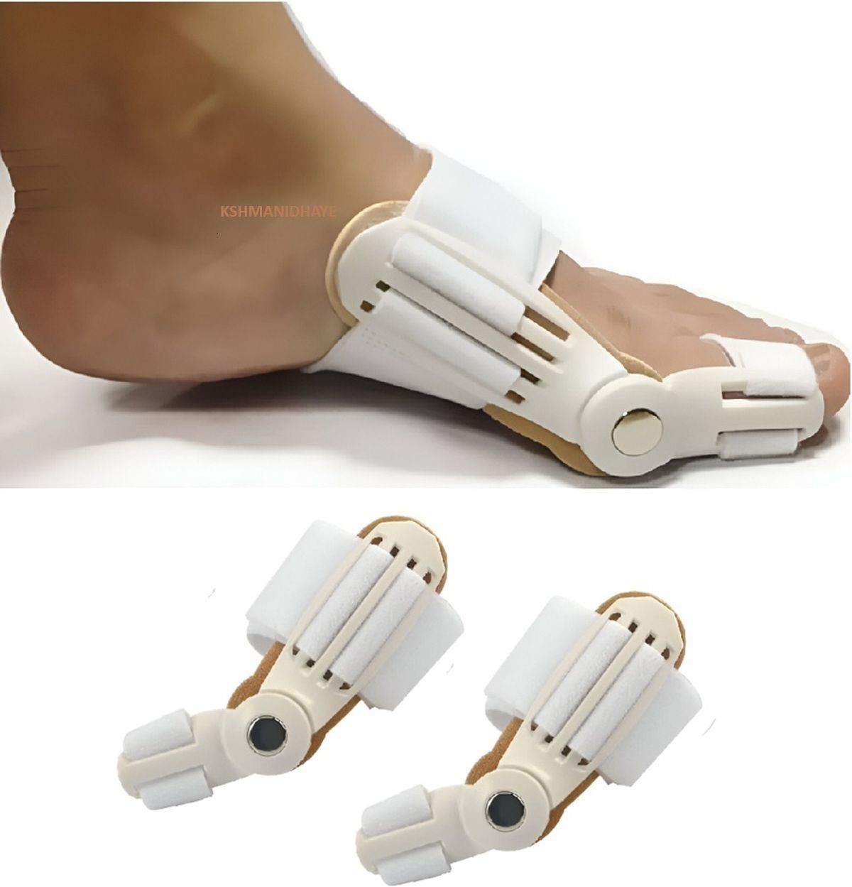 2pcs Plastic toe Bunion Splint Pad & Bunion Corrector for Women & Men-image-48