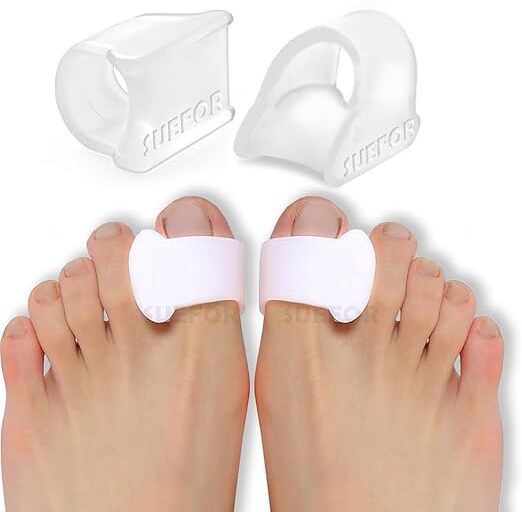 jeerzone Silicone Toe Separators For Fast Pain Relief - Free Size (Thum Toe)-picture-21