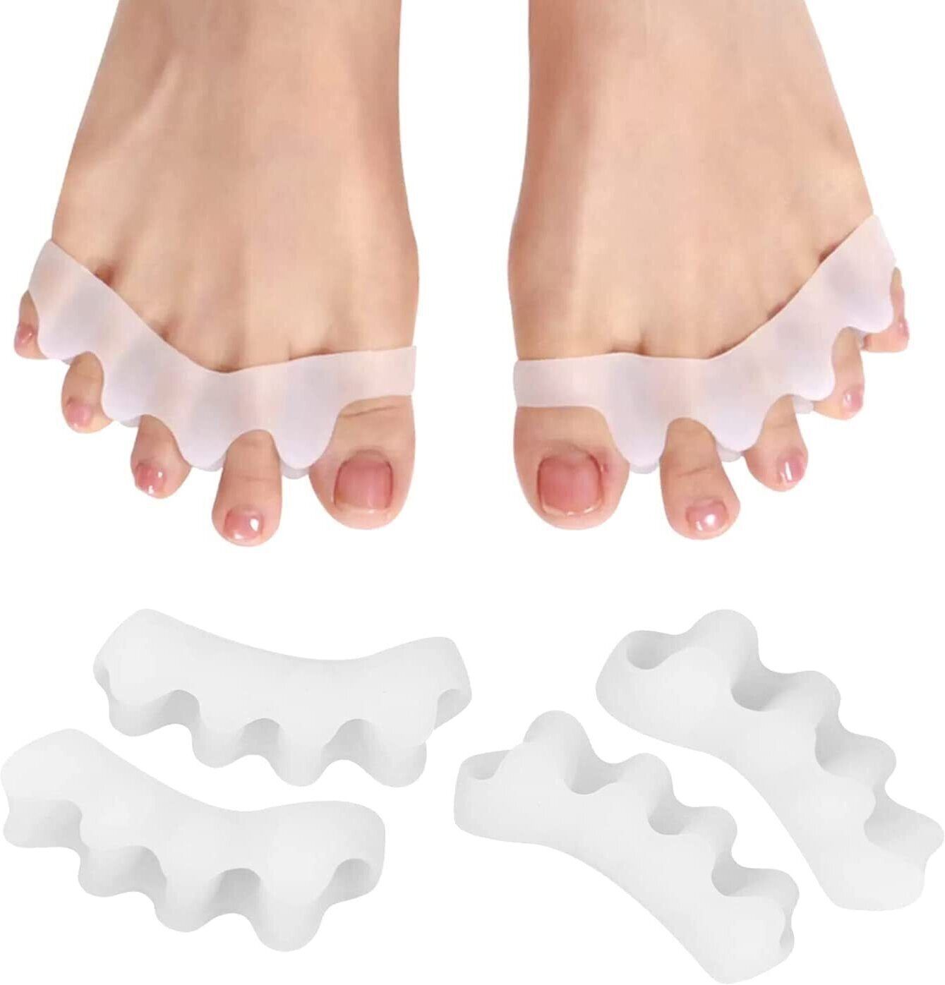 citycart Toe Separator 5 Finger Toe Spreader Bunion Corrector Stretcher, Hallux Valgus-picture-20