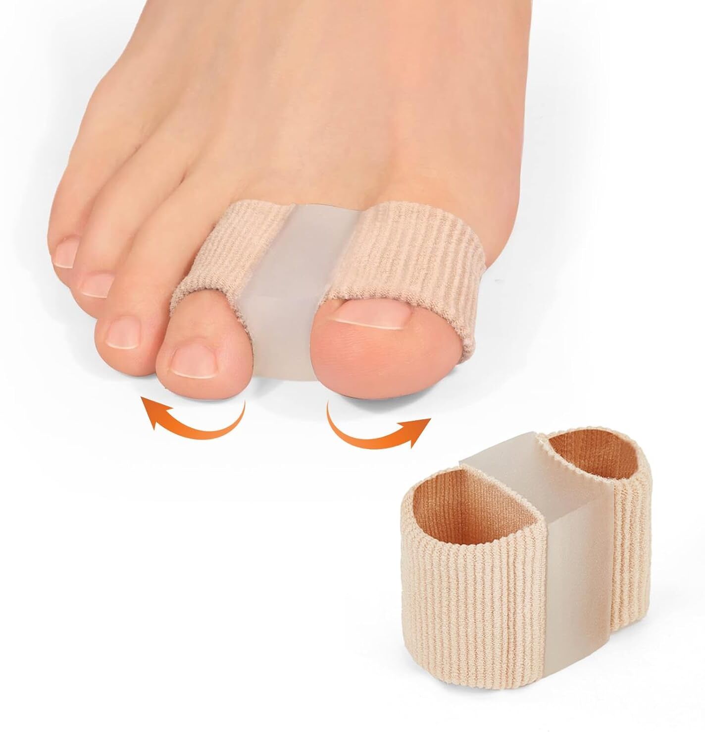 estervig 1 Pcs Toe Separators for Bunion Relief - Gel Toe Spacers for Overlapping Toes-picture-18