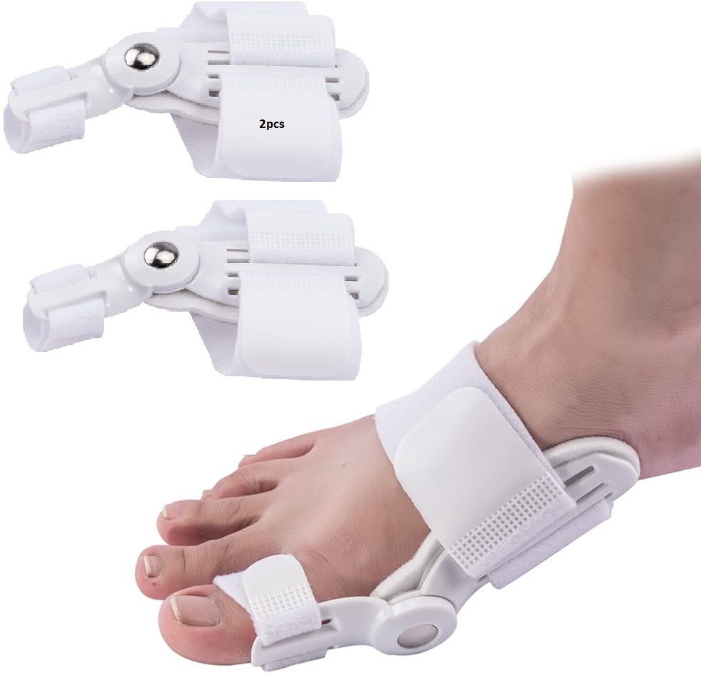 2Pcs Plastic Toe Corrector Toe Straightener And Foot Thumb Support For man&woman