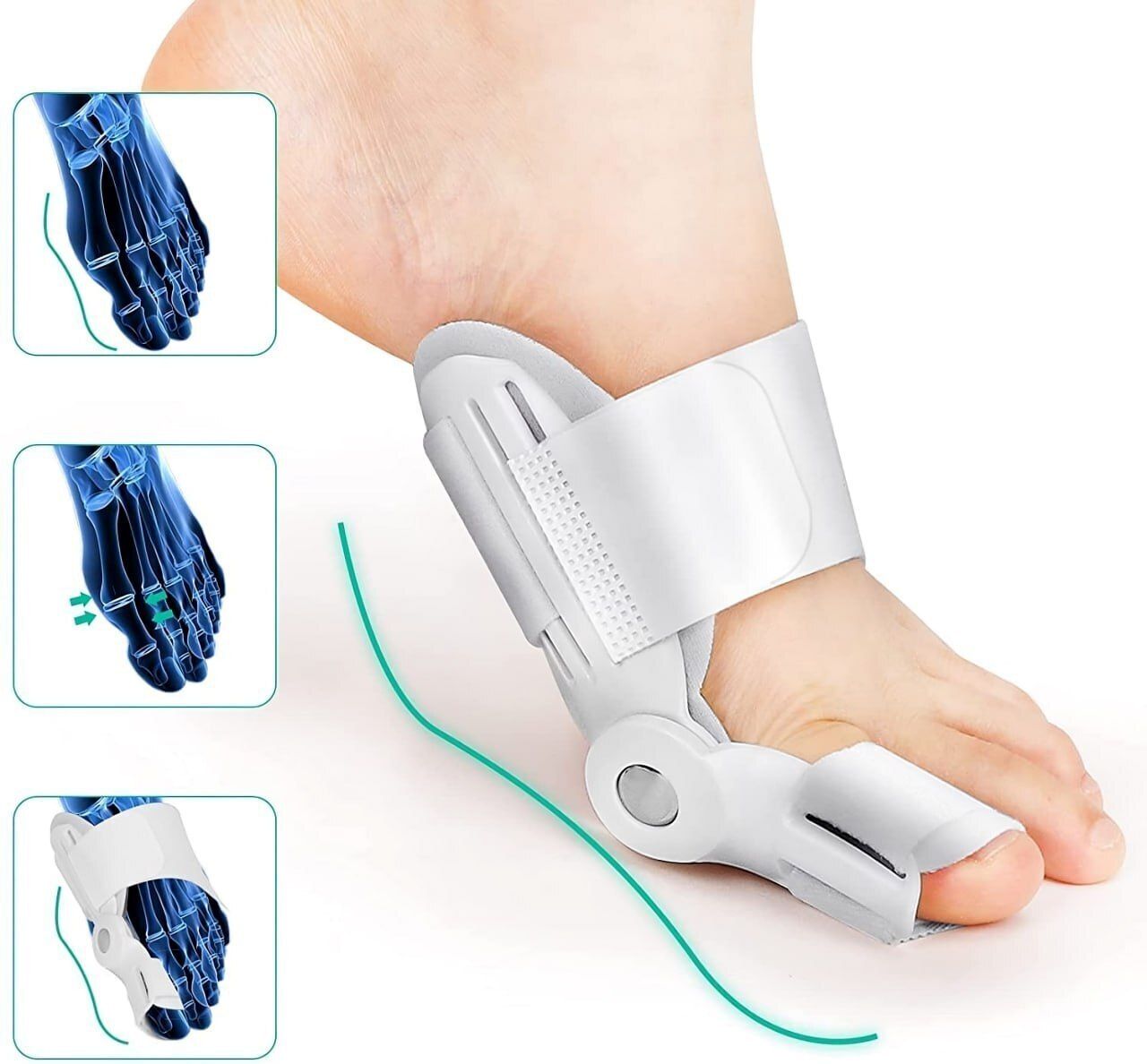 sakexa Toe Straightener Bunion Splint Movable, Protection & Correction For Feet Splints-picture-14
