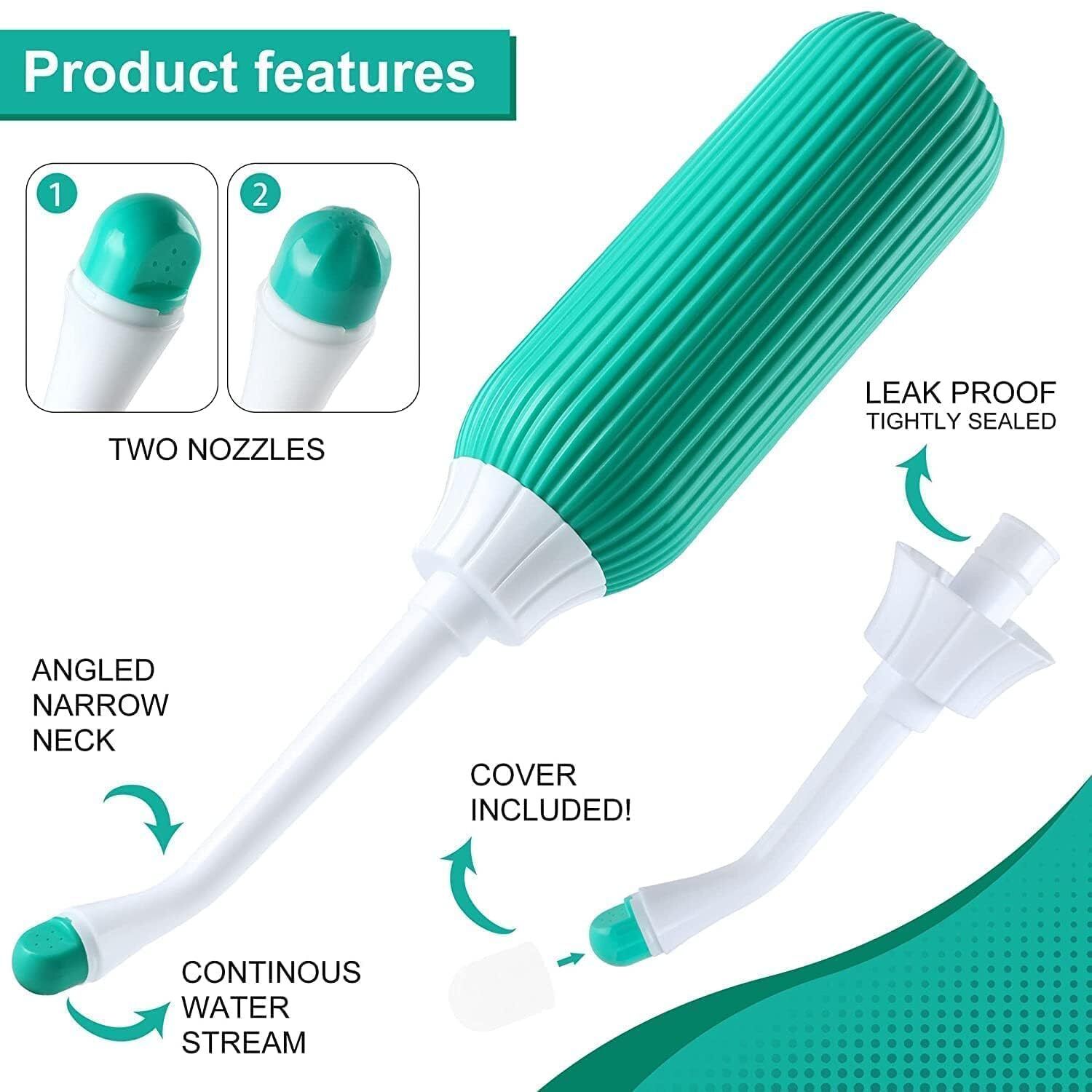 maitri enterprise Portable bidet, Jet Spray for Toilet | Retractable, 2 angled Nozzles M122 Manual Bidets-picture-36
