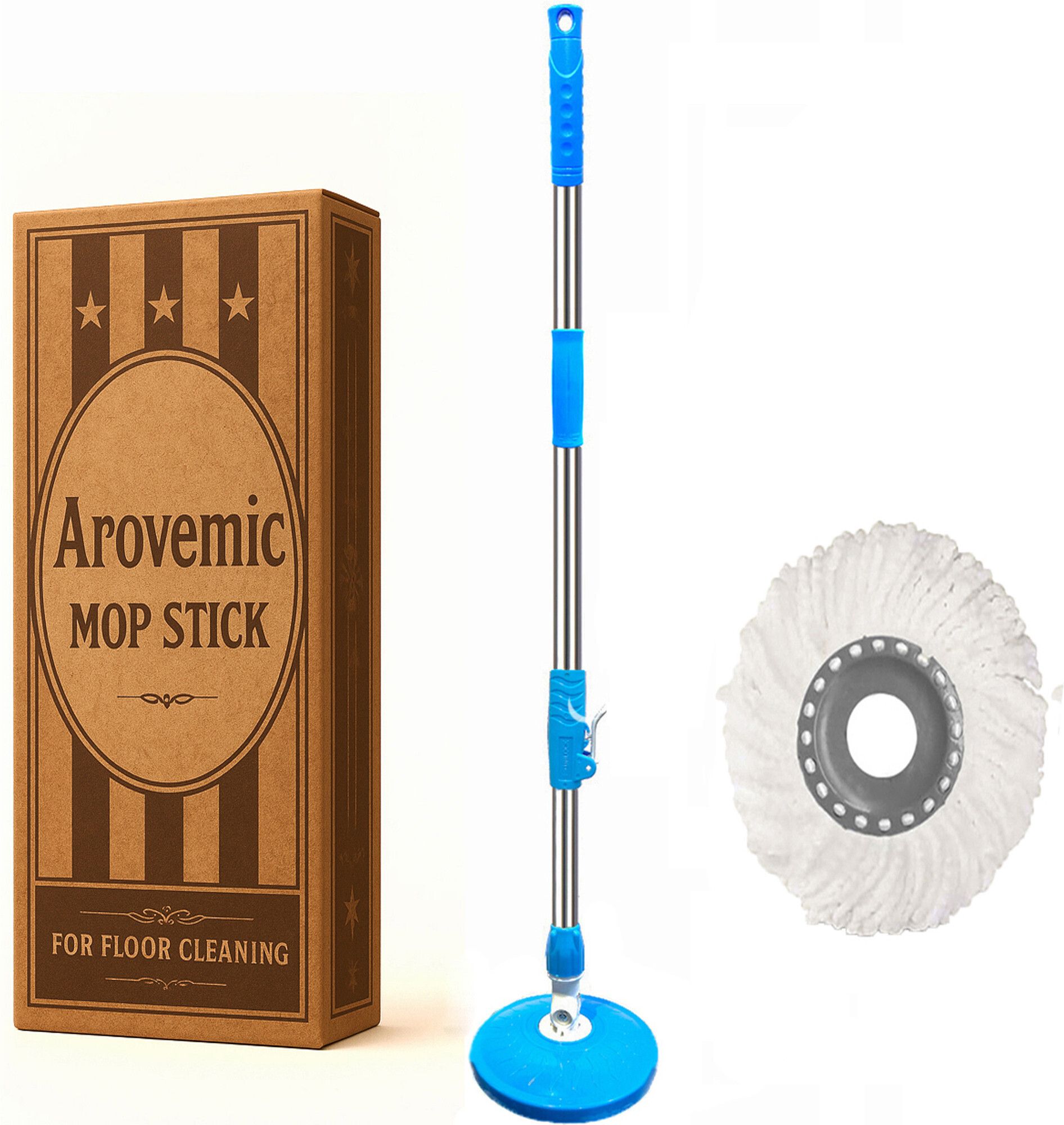 Spin Mop Stick Handle | 5-Year Replacement Warranty-image-34