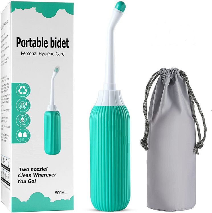 Portable bidet, Jet Spray for Toilet | Retractable, 2 angled Nozzles M251 Manual Bidets