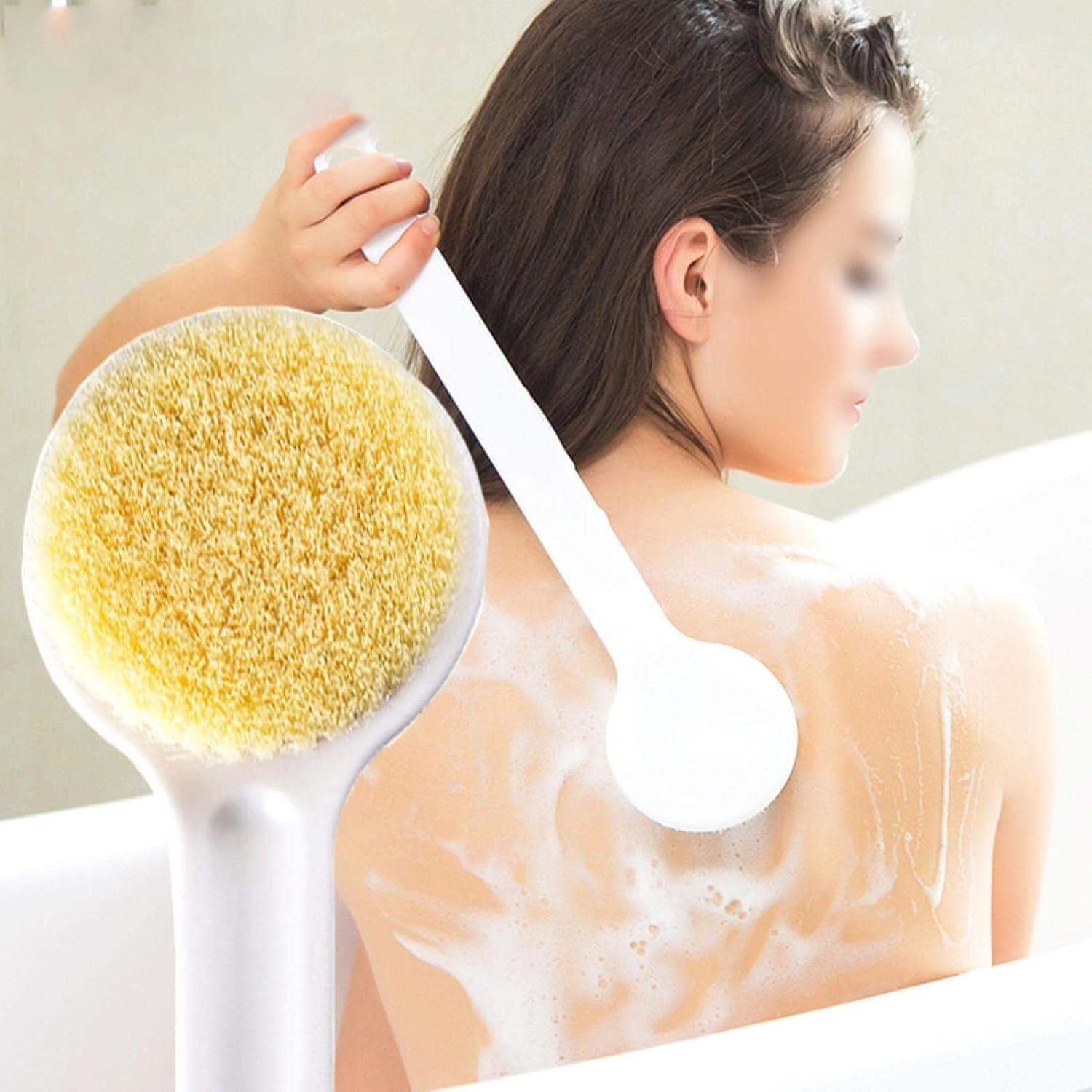axenta Bathing Brush Practical Back Cleaning Scrubber with Holder-picture-18