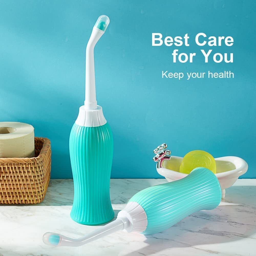 Portable bidet, Jet Spray for Toilet | Retractable, 2 angled Nozzles M129 Manual Bidets