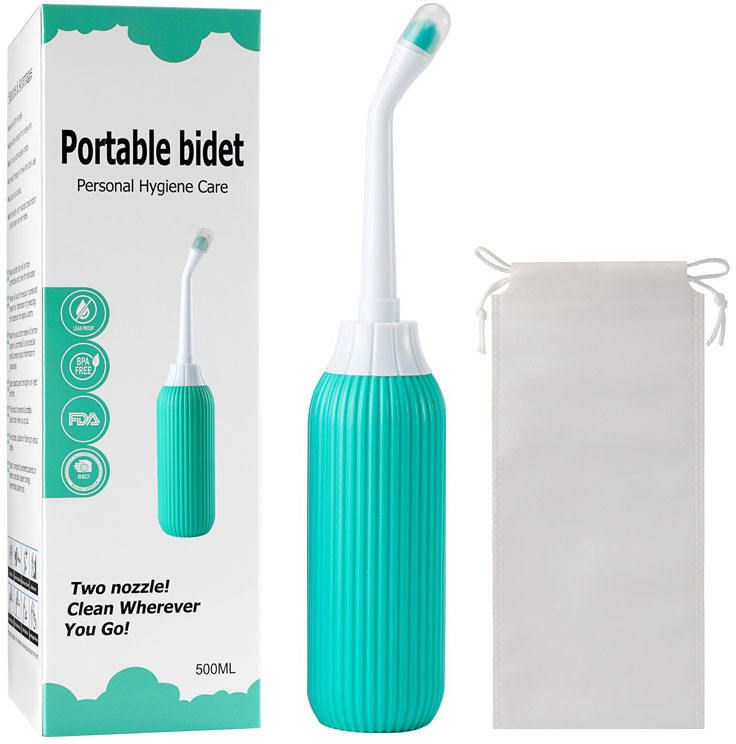 Portable bidet, Jet Spray for Toilet | Retractable, 2 angled Nozzles M295 Manual Bidets