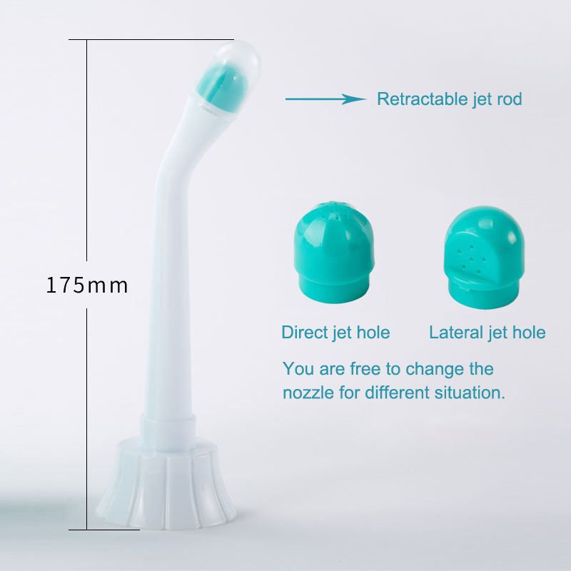 Portable bidet, Jet Spray for Toilet | Retractable, 2 angled Nozzles M277 Manual Bidets