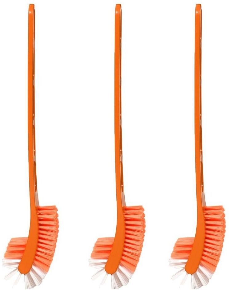 Plastic Bathroom Brush for Toilet Seat Cleaning Pack of -3-image-27