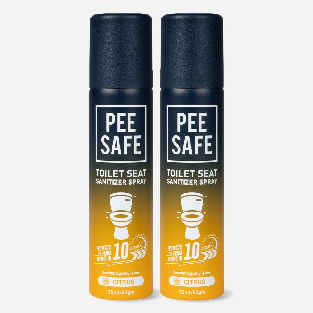 Pee Safe Toilet Seat Sanitizer Spray, Pack of 2