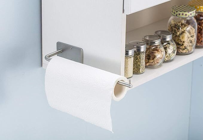 31927 Stainless Steel Wall Mounted Self Adhesive Paper Toilet Paper Holder-image-15
