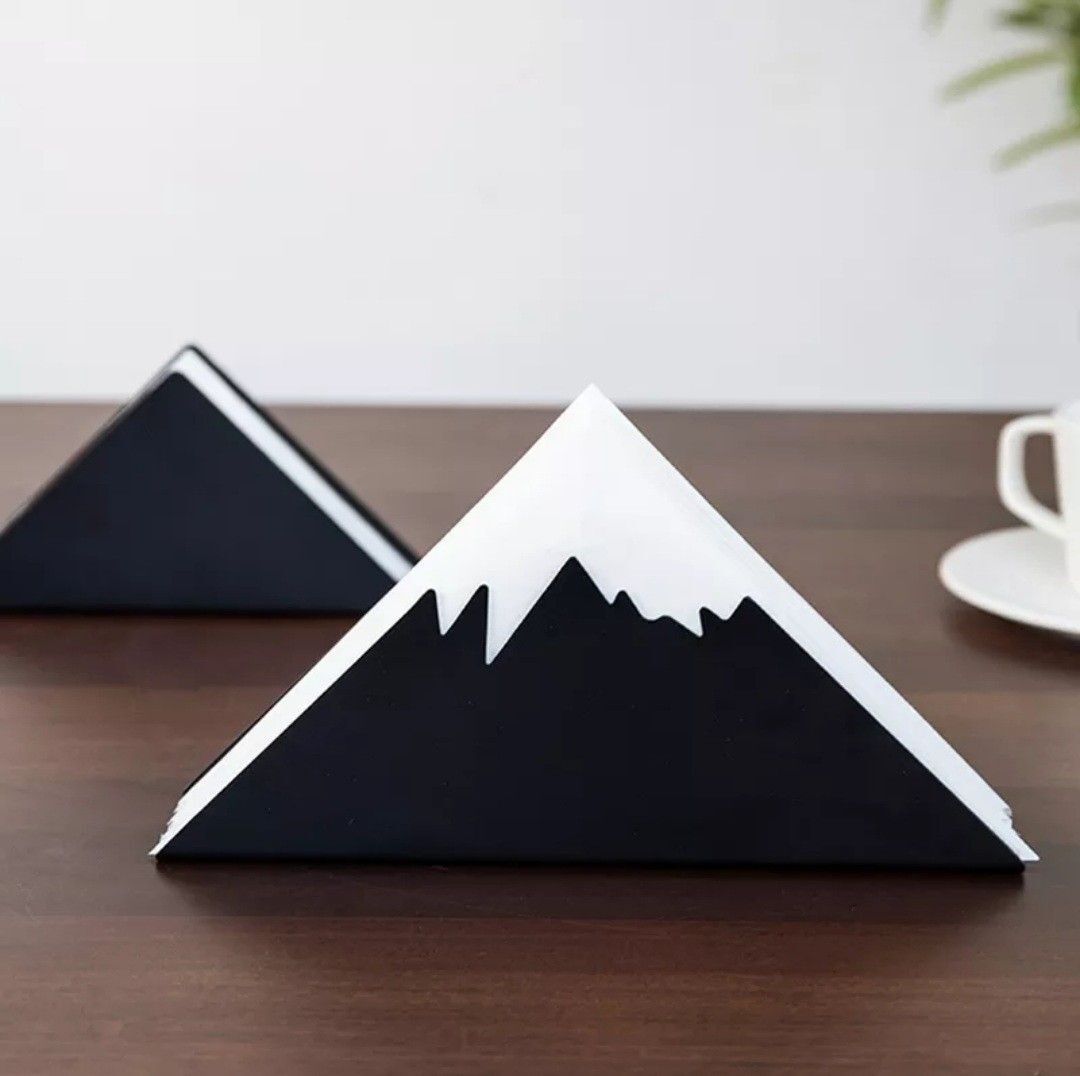 Black Mountain Napkin Holder Tissue Stand for Dining Table Décor Iron Toilet Paper Holder-image-23