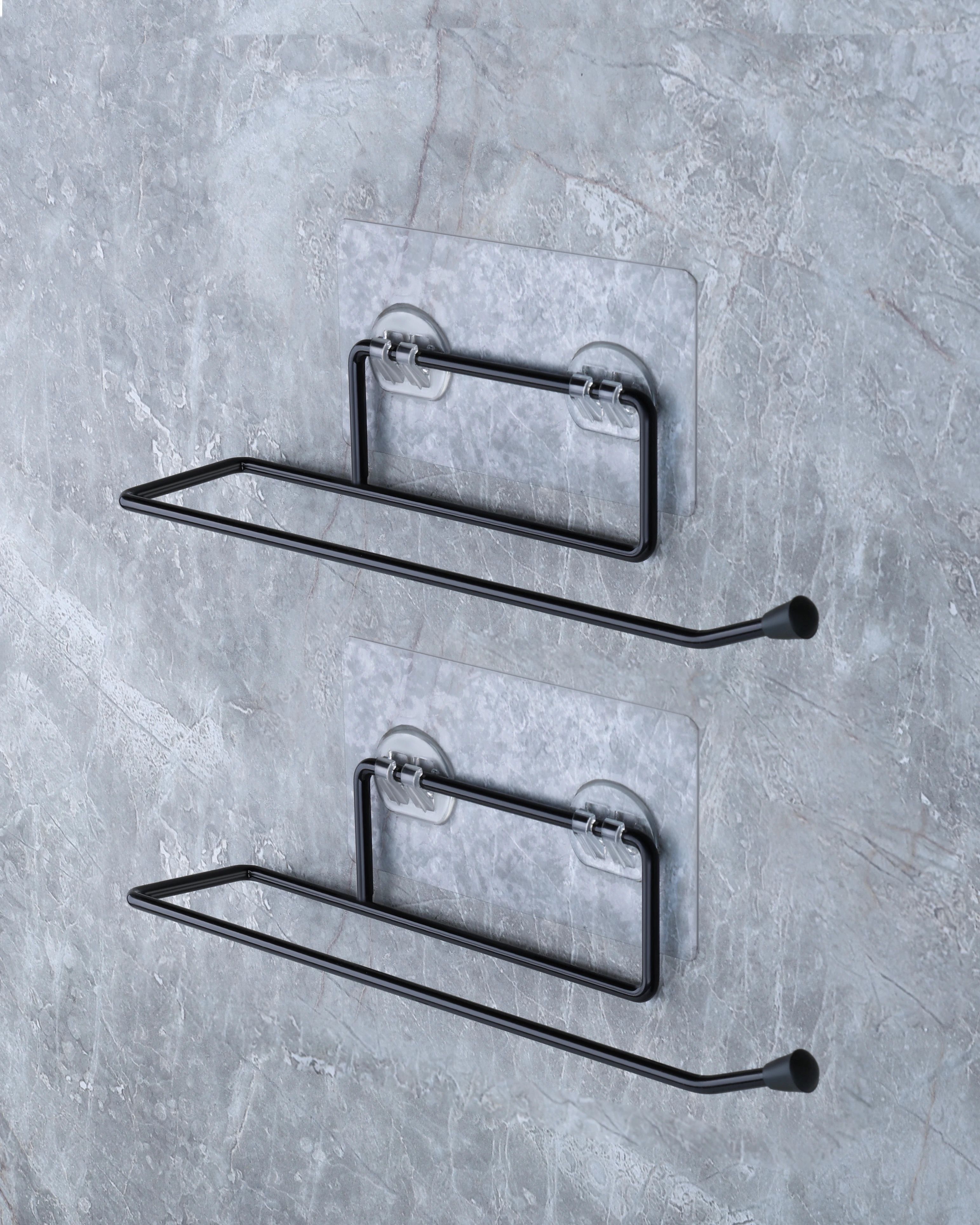 (2 Pcs) Toilet Paper Holder, Bathroom Toilet Paper Roll Holder, Tissue Hanger Iron Toilet Paper Holder-image-42