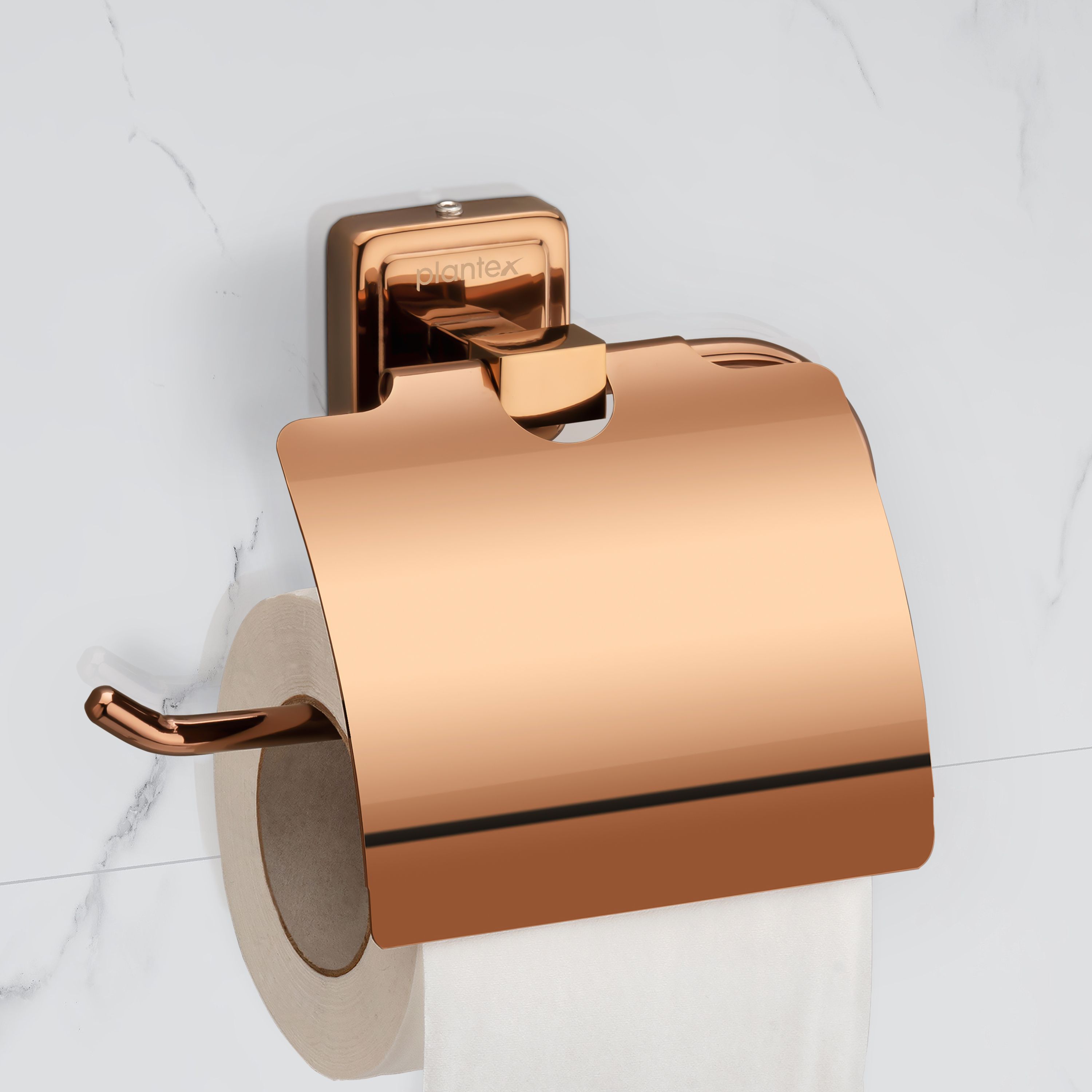 Deccan Rose Gold Toilet Paper Roll Holder/Tissue Holder/Toilet Paper Stand Steel Stainless Steel Toilet Paper Holder-image-7