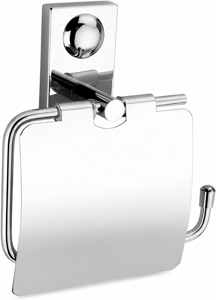 Premium SS Toilet Paper Holder with Flap Cover - Rustproof Mirror Finis Stainless Steel Toilet Paper Holder-image-25