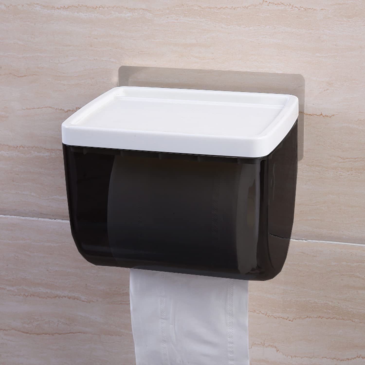 zeinwap Magic Sticker Series Tissue Roll Holder - Toilet Paper Holder Plastic Toilet Paper Holder-picture-20